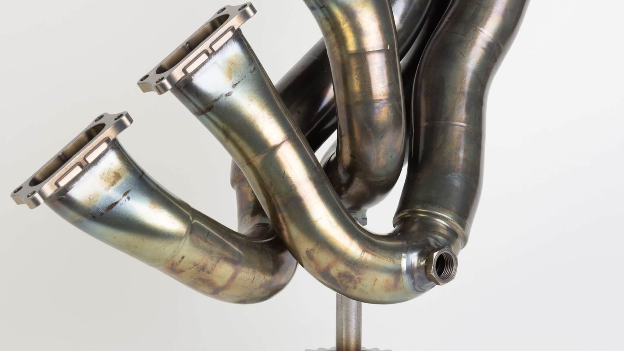 McLaren F1 Sculpture from Genuine Exhaust Manifold - Lando Norris 2019 V6 Patina Car Parts - Ben's Auto Decor
