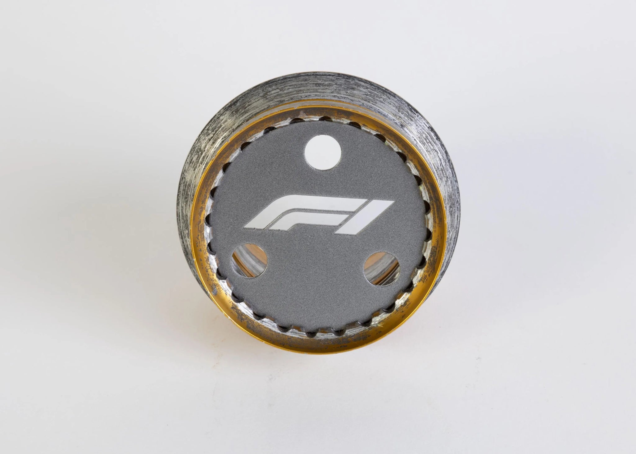 McLaren F1 Wheel Nut Pen Holder - Gold Formula One Desk Decor - Ben's Auto Decor