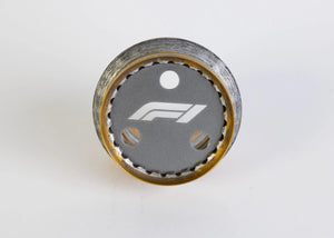 McLaren F1 Wheel Nut Pen Holder - Gold Formula One Desk Decor - Ben's Auto Decor