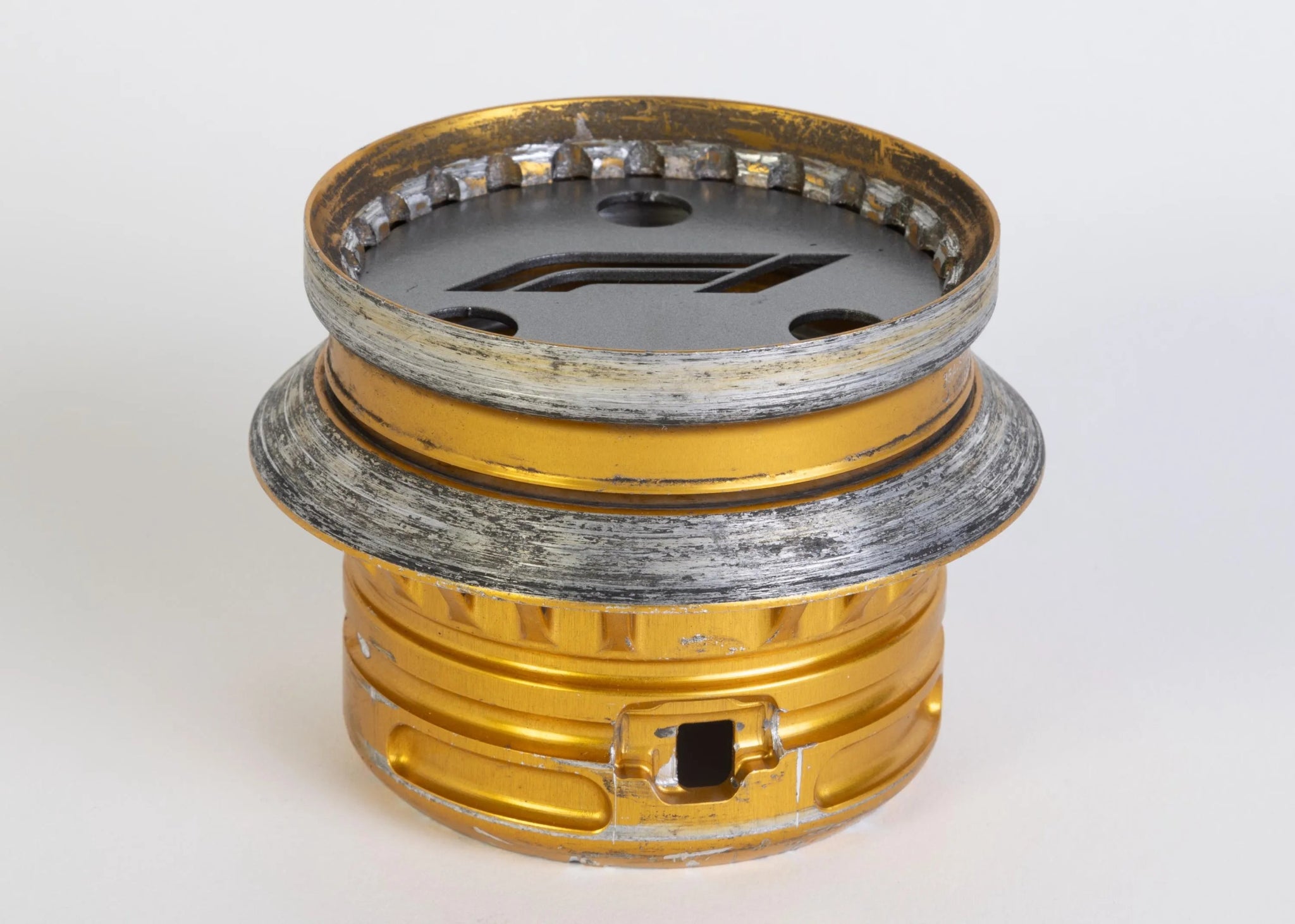 McLaren F1 Wheel Nut Pen Holder - Gold Formula One Desk Decor - Ben's Auto Decor