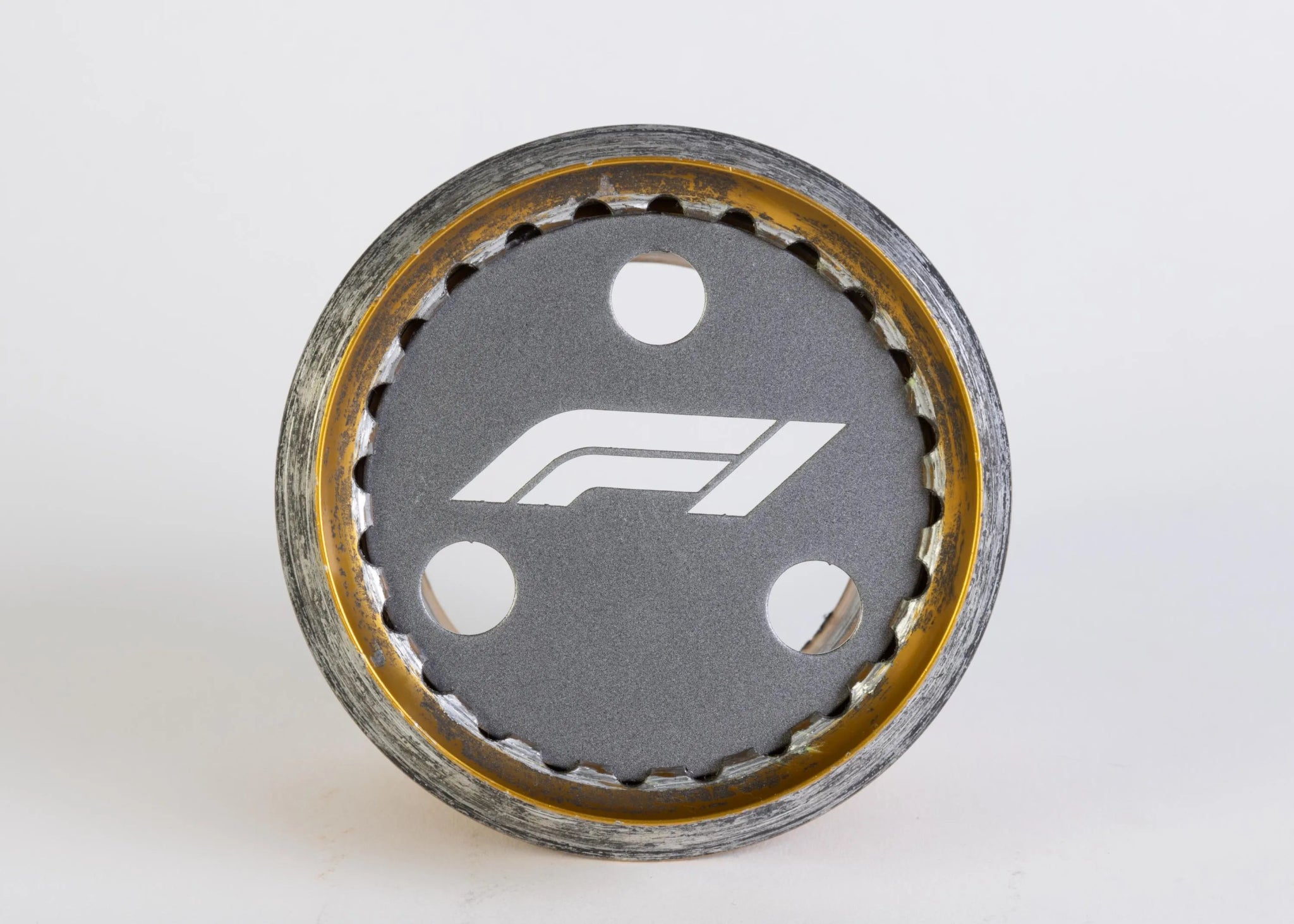 McLaren F1 Wheel Nut Pen Holder - Gold Formula One Desk Decor - Ben's Auto Decor
