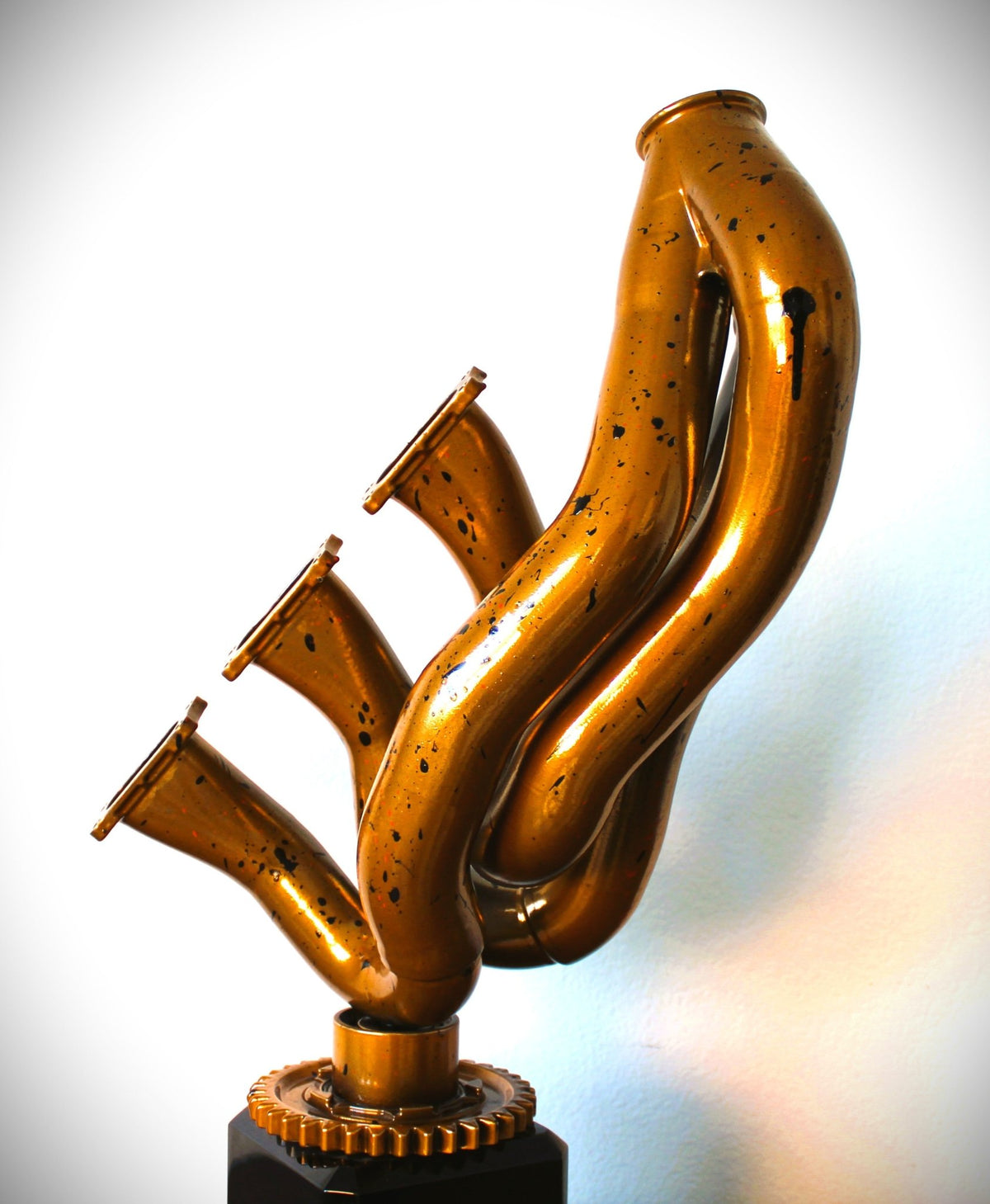 McLaren Formula 1 Exhaust Manifold Sculpture - "Afterburn" - Ben's Auto Decor