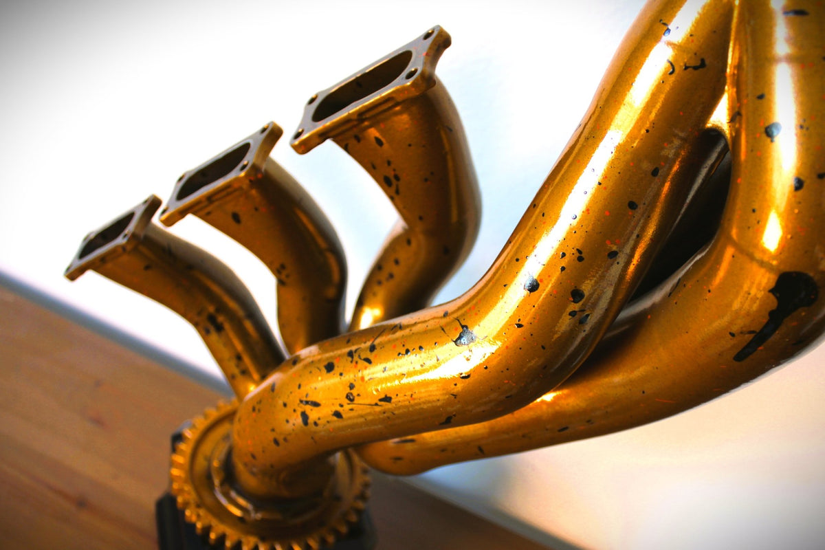 McLaren Formula 1 Exhaust Manifold Sculpture - "Afterburn" - Ben's Auto Decor