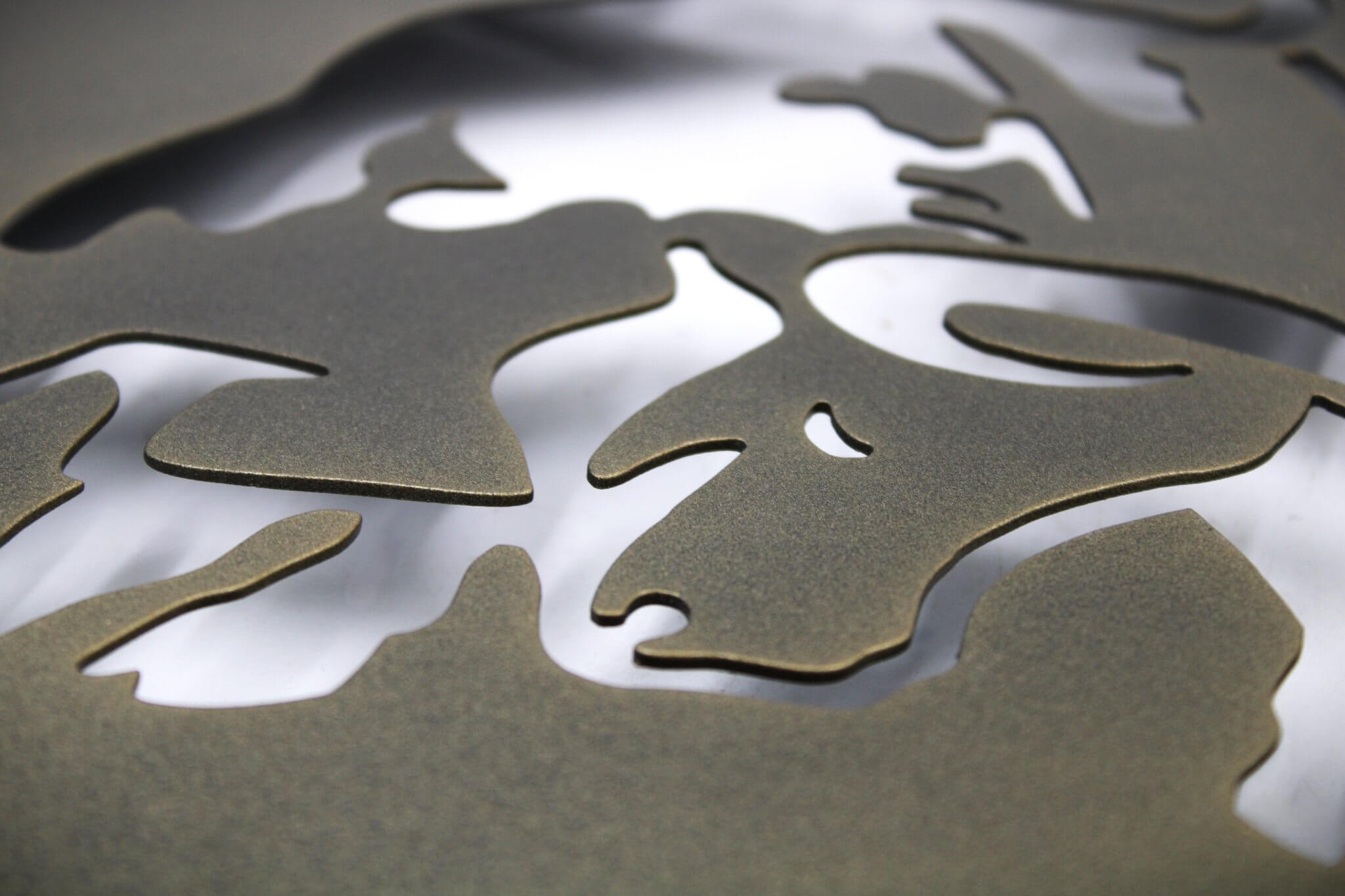 Metallic Lamborghini Metal Cutout Sign - Handcrafted Wall Art for Car Enthusiasts, Lambo Logo, Ready to Hang - Ben's Auto Decor