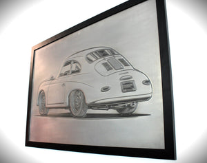 Personalized Bead - Rolled Metal Car Art - Custom Automotive Embossed Wall Decor - Ben's Auto Decor