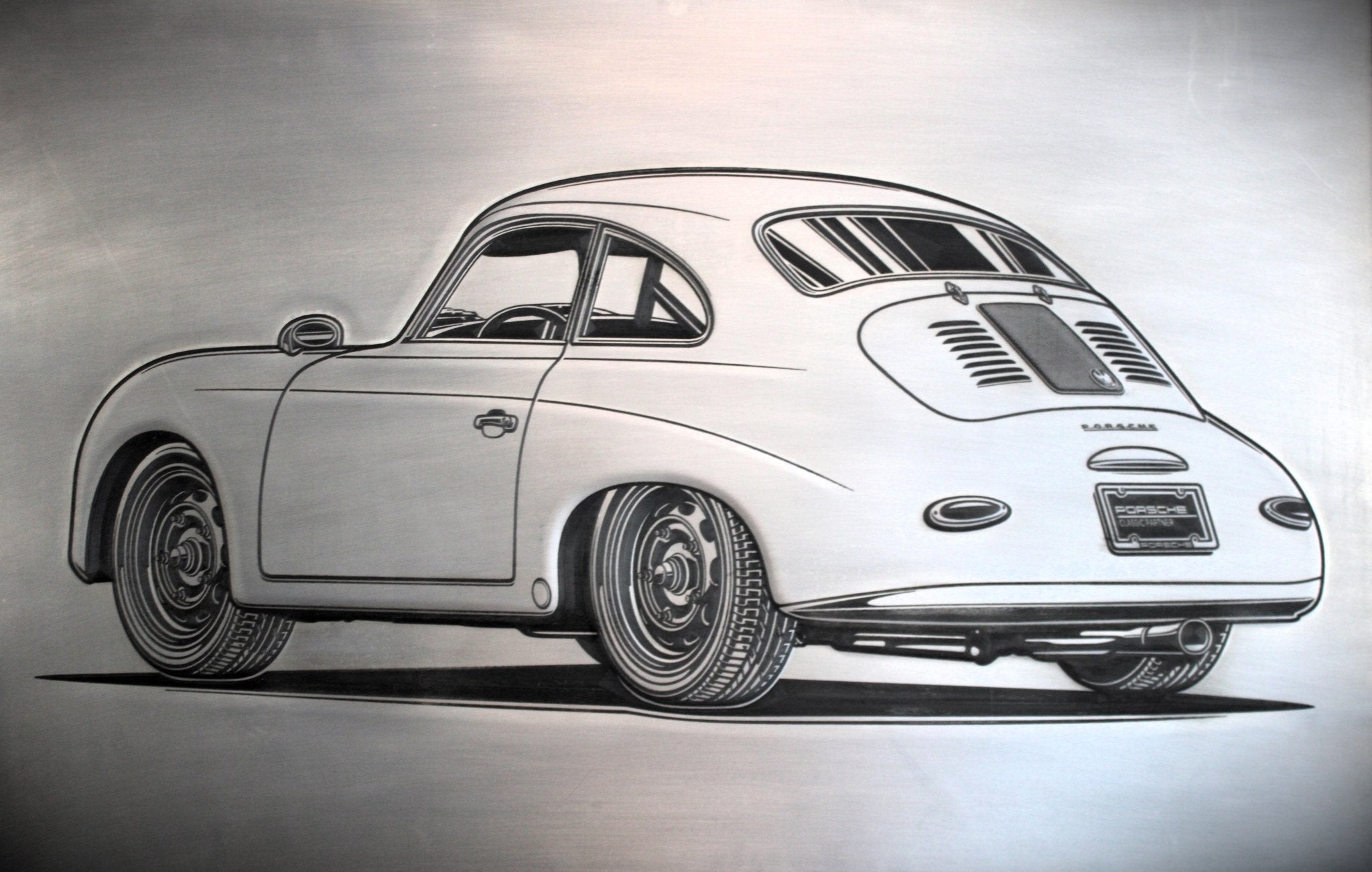 Personalized Bead - Rolled Metal Car Art - Custom Automotive Embossed Wall Decor - Ben's Auto Decor