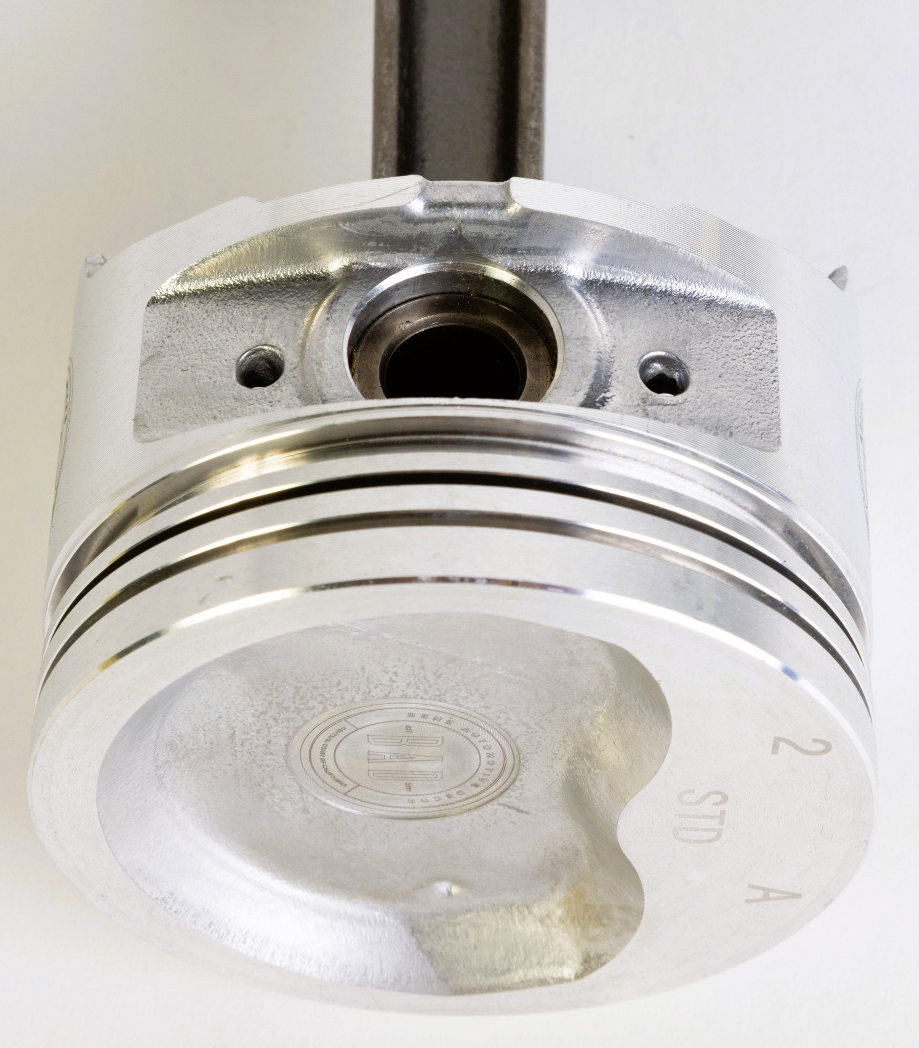 Piston Clock with White RPM Gauge Face - Unique Car Enthusiast Gift, Steampunk Clock for Gearheads, Automotive Decor - Ben's Auto Decor