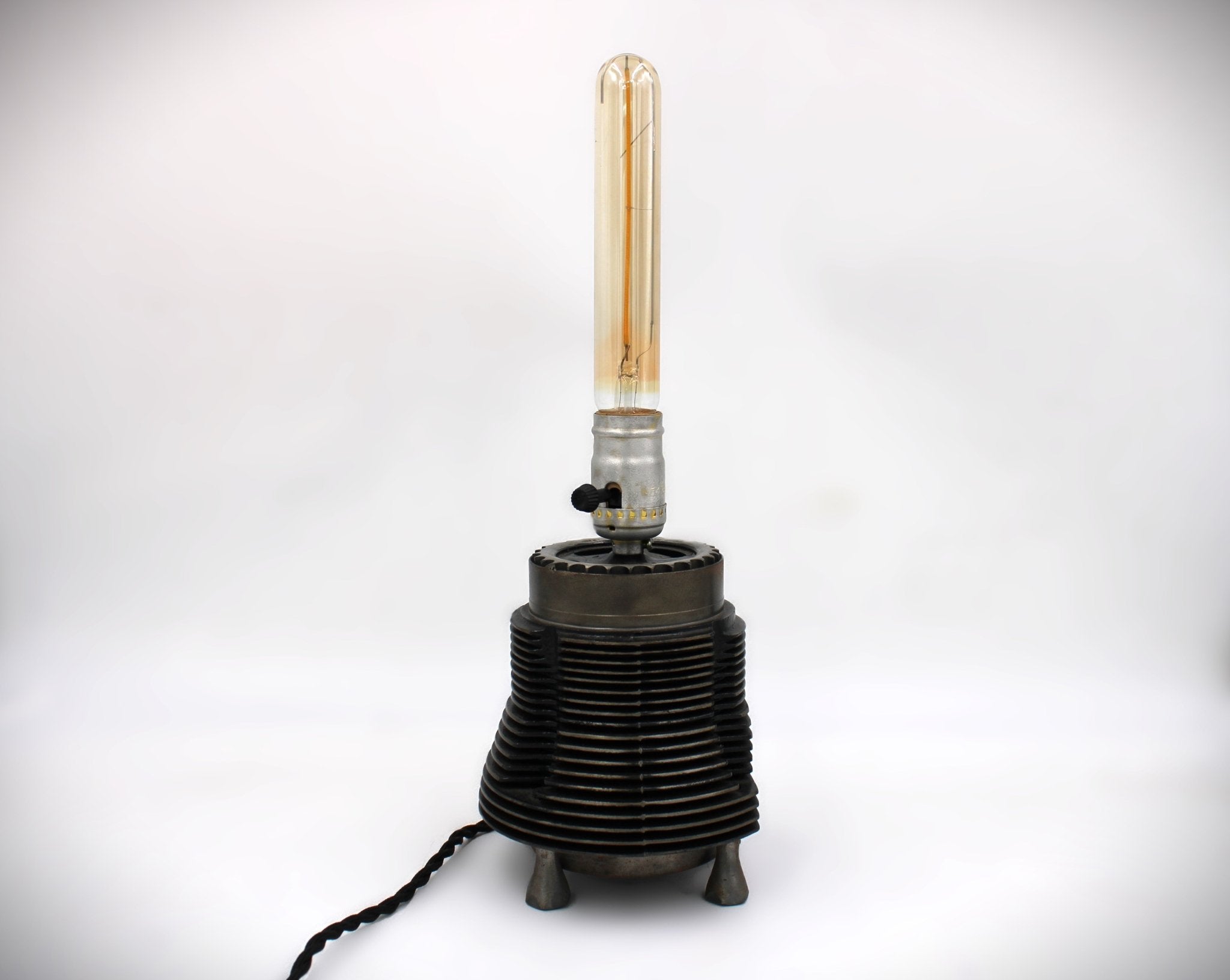 Porsche 911 Cylinder Lamp - Air - Cooled Cylinder Automotive Decor, Steampunk Lamp, Unique Porche Gift - Ben's Auto Decor