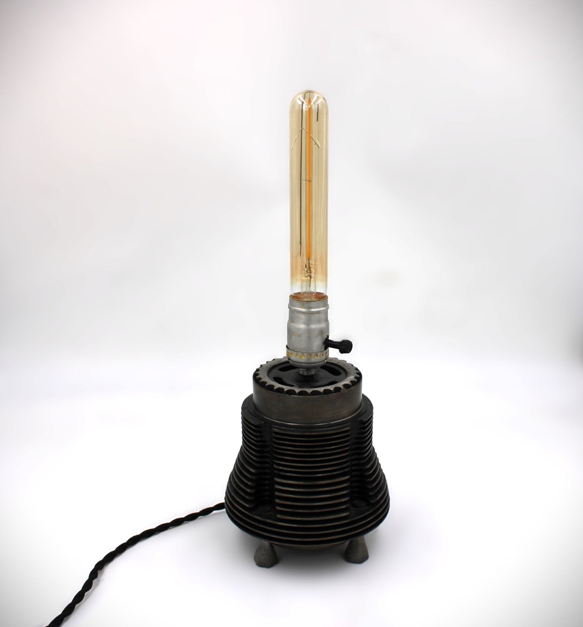 Porsche 911 Cylinder Lamp - Air - Cooled Cylinder Automotive Decor, Steampunk Lamp, Unique Porche Gift - Ben's Auto Decor