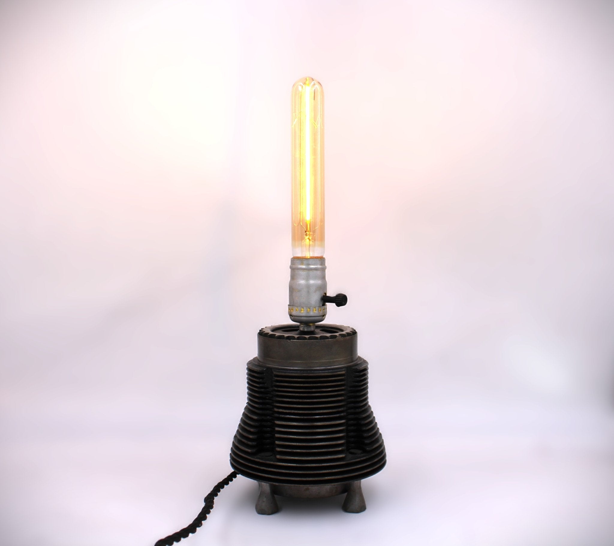 Porsche 911 Cylinder Lamp - Air - Cooled Cylinder Automotive Decor, Steampunk Lamp, Unique Porche Gift - Ben's Auto Decor