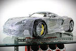 Load image into Gallery viewer, Porsche Carrera GT Wire Car Model - Handcrafted Car Enthusiast Decor, One - Of - A - Kind Masterpiece, Showroom Collectible, Limited Edition - Ben&#39;s Auto Decor
