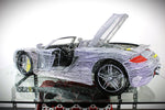Load image into Gallery viewer, Porsche Carrera GT Wire Car Model - Handcrafted Car Enthusiast Decor, One - Of - A - Kind Masterpiece, Showroom Collectible, Limited Edition - Ben&#39;s Auto Decor
