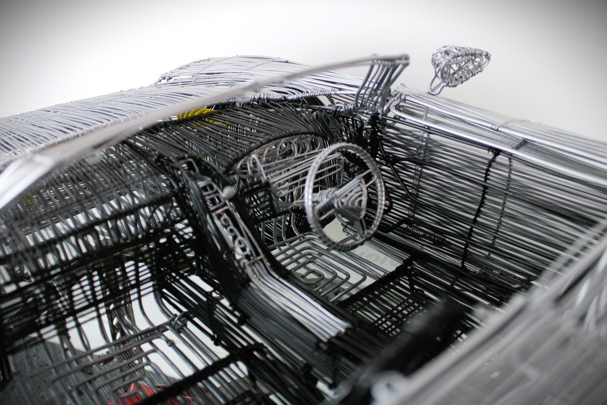 Porsche Carrera GT Wire Car Model - Handcrafted Car Enthusiast Decor, One - Of - A - Kind Masterpiece, Showroom Collectible, Limited Edition - Ben's Auto Decor