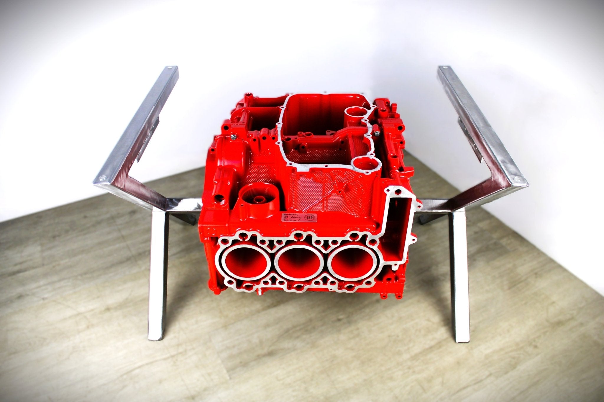 Porsche Engine Block Coffee Table - Handmade Automotive Decor, Unique Coffee Table, Man Cave Furniture - Ben's Auto Decor