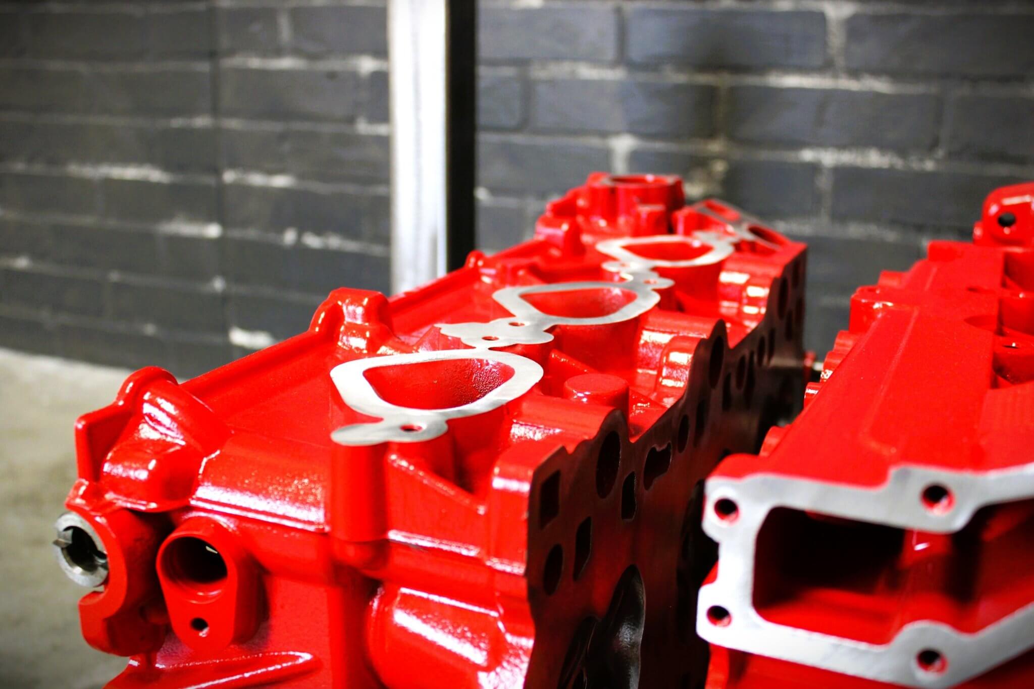 Porsche Engine Coffee Table – Exploded Diagram Display with Crankshaft & Heads | Industrial Frame | Custom Finish | Glass Top Included - Ben's Auto Decor