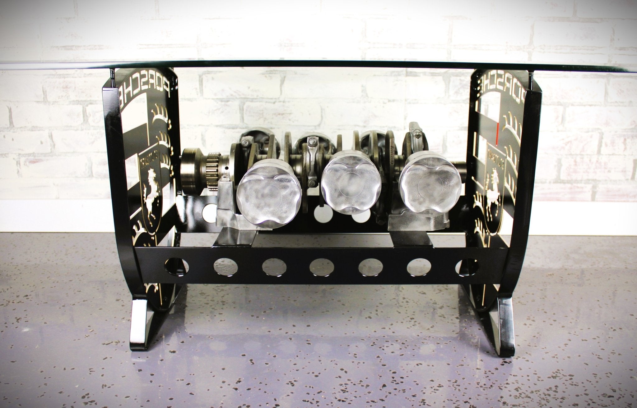 Porsche Flat - 6 Crankshaft Engine Coffee Table - Ben's Auto Decor