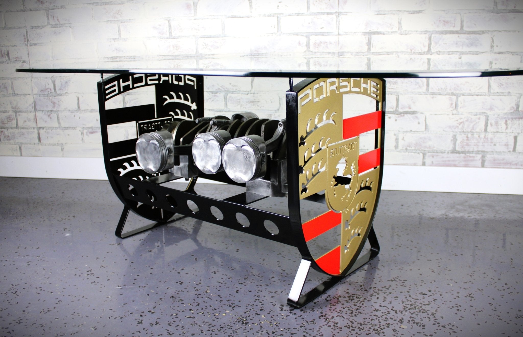 Porsche Flat - 6 Crankshaft Engine Coffee Table - Ben's Auto Decor