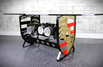 Load image into Gallery viewer, Porsche Flat - 6 Crankshaft Engine Coffee Table - Ben&#39;s Auto Decor
