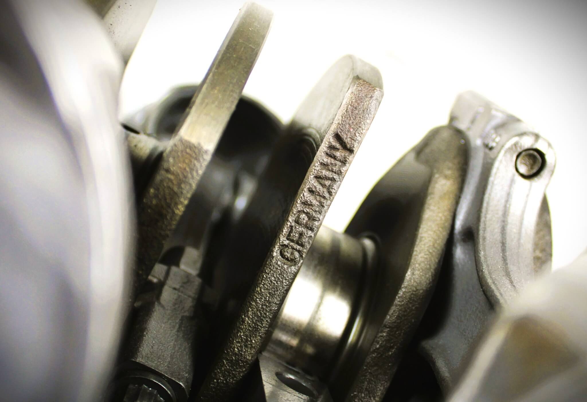 Porsche Flat - 6 Crankshaft Engine Coffee Table - Automotive Decor, Unique Man Cave Furniture - Ben's Auto Decor