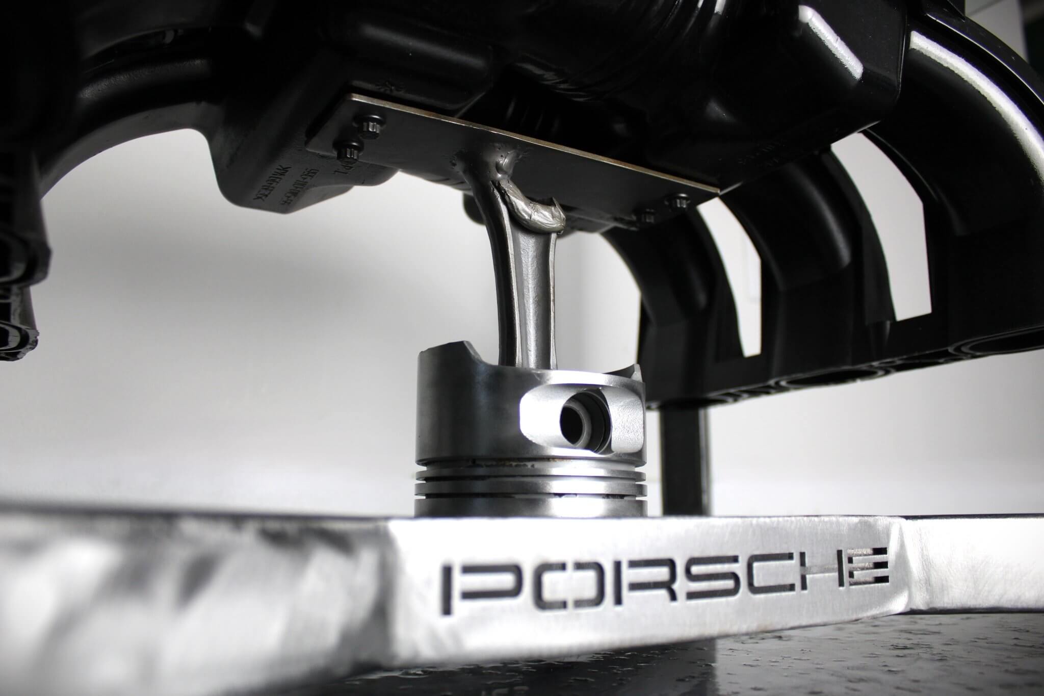 Porsche Intake Manifold Coffee Table - Unique Coffee Table, Automotive Decor, Modern Coffee Table - Ben's Auto Decor