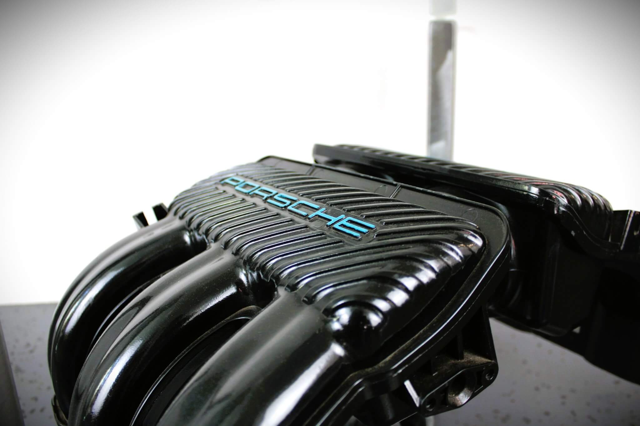 Porsche Intake Manifold Coffee Table - Unique Coffee Table, Automotive Decor, Modern Coffee Table - Ben's Auto Decor