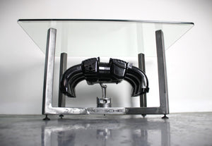 Porsche Intake Manifold Coffee Table - Unique Coffee Table, Automotive Decor, Modern Coffee Table - Ben's Auto Decor