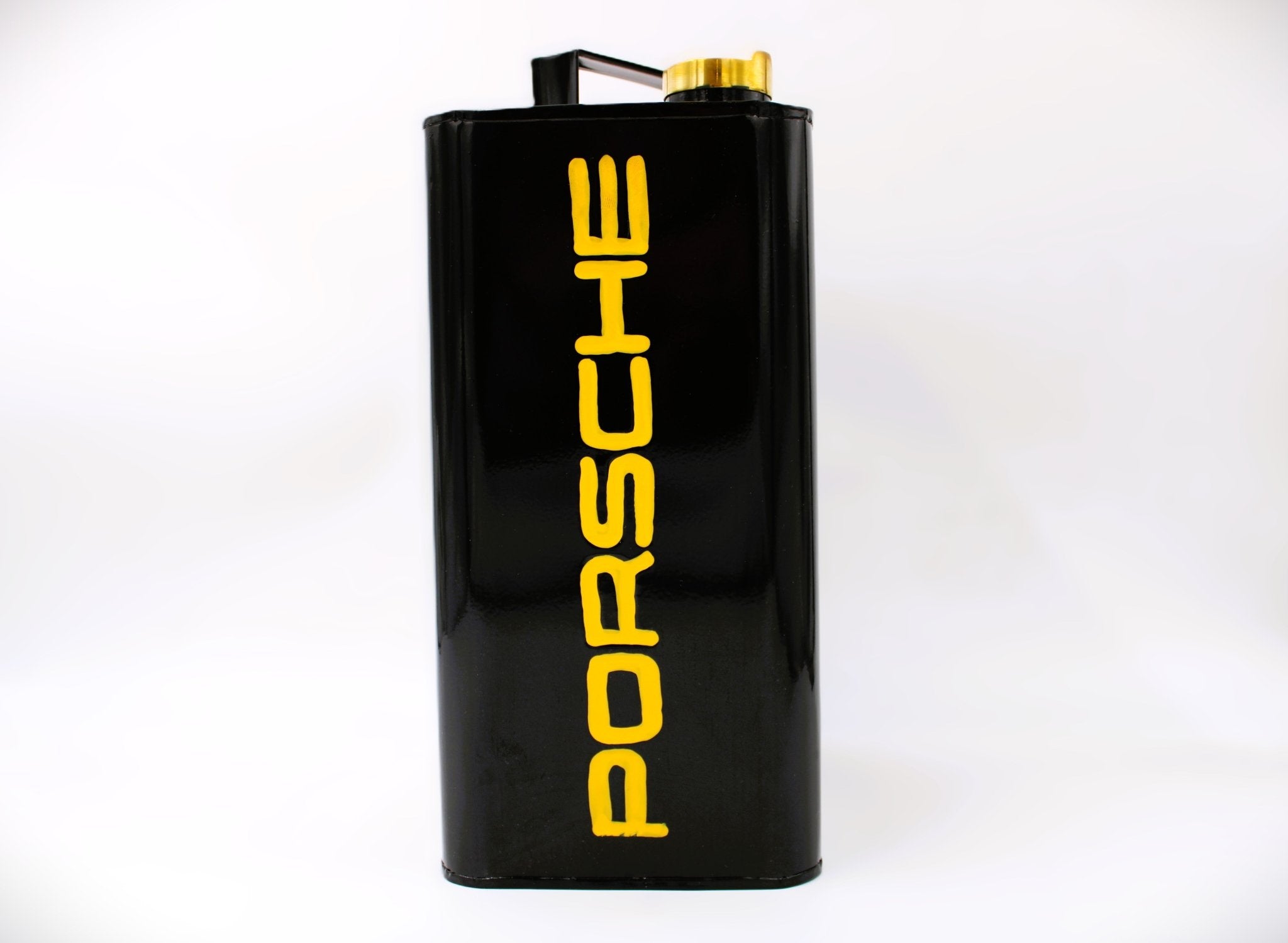 Porsche Vintage Gas Can - Luxury Car Fan Gift, Porsche Logo Art, Cool Home Decor - Ben's Auto Decor
