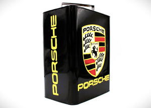 Porsche Vintage Gas Can - Luxury Car Fan Gift, Porsche Logo Art, Cool Home Decor - Ben's Auto Decor