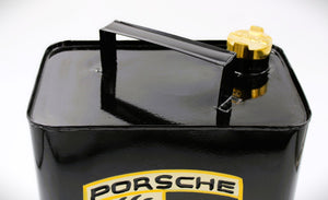 Porsche Vintage Gas Can - Luxury Car Fan Gift, Porsche Logo Art, Cool Home Decor - Ben's Auto Decor