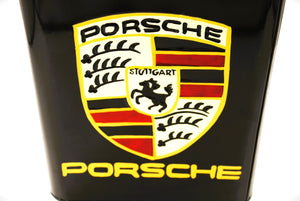 Porsche Vintage Gas Can - Luxury Car Fan Gift, Porsche Logo Art, Cool Home Decor - Ben's Auto Decor
