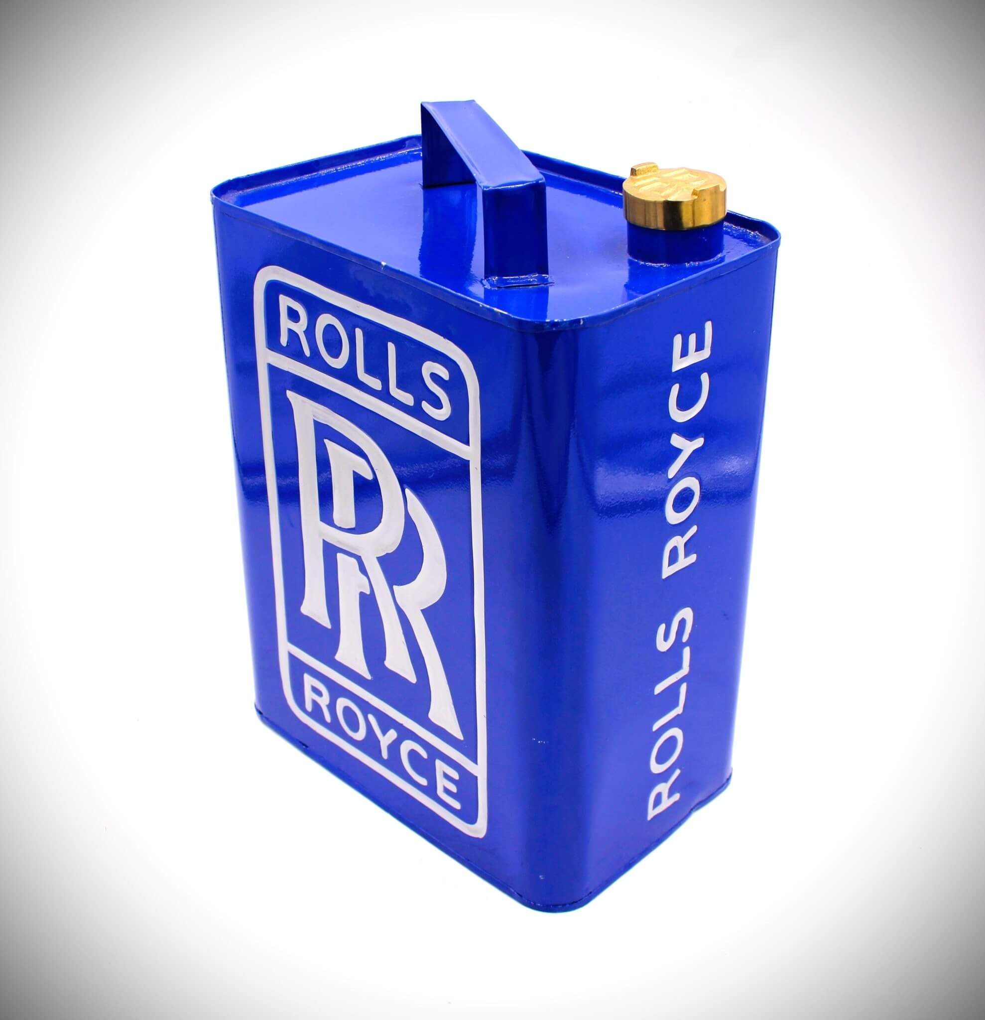 Rolls - Royce Vintage - Style Rectangular Fuel Can – Hand - Painted & Limited Edition - Ben's Auto Decor