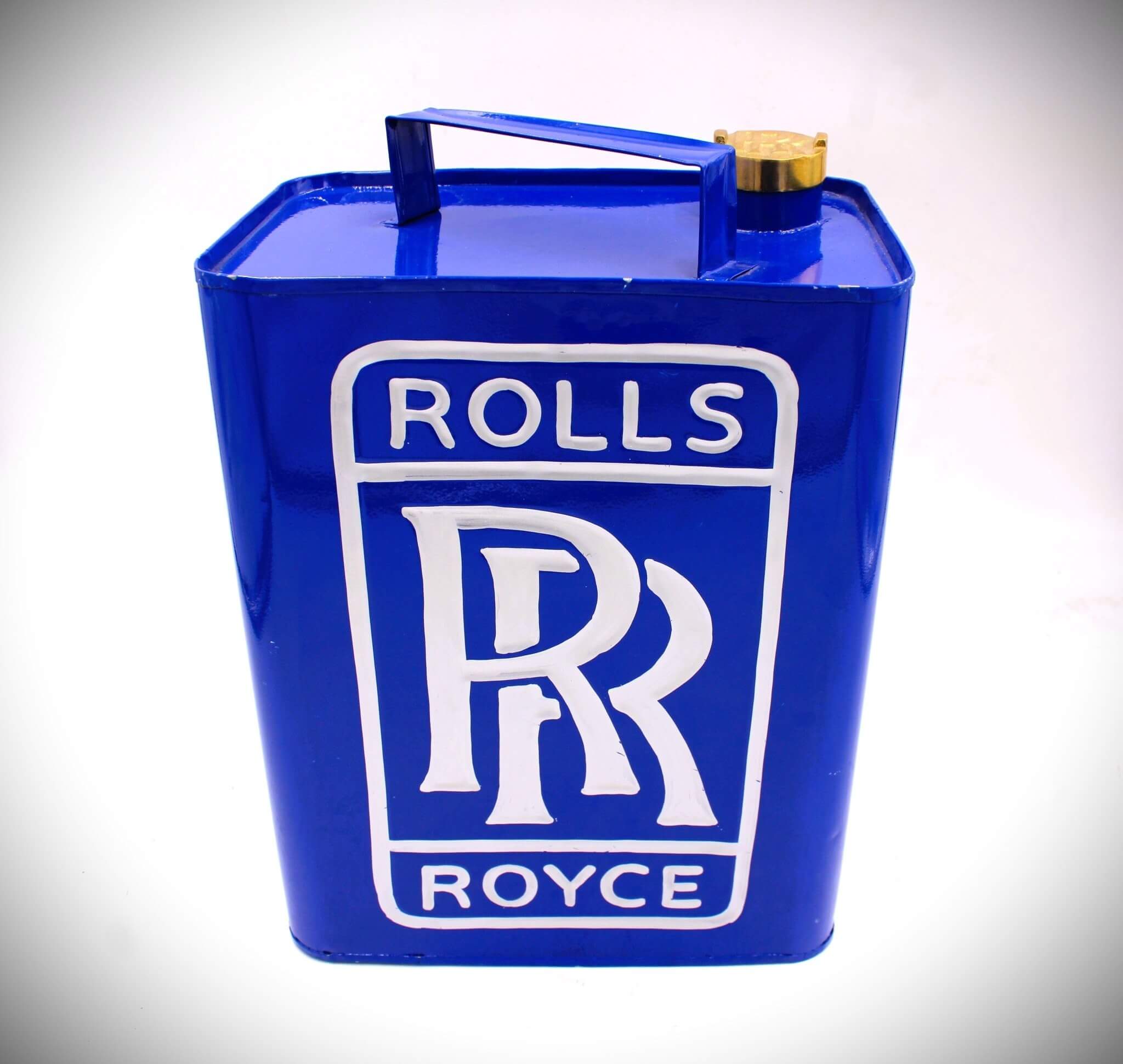 Rolls - Royce Vintage - Style Rectangular Fuel Can – Hand - Painted & Limited Edition - Ben's Auto Decor