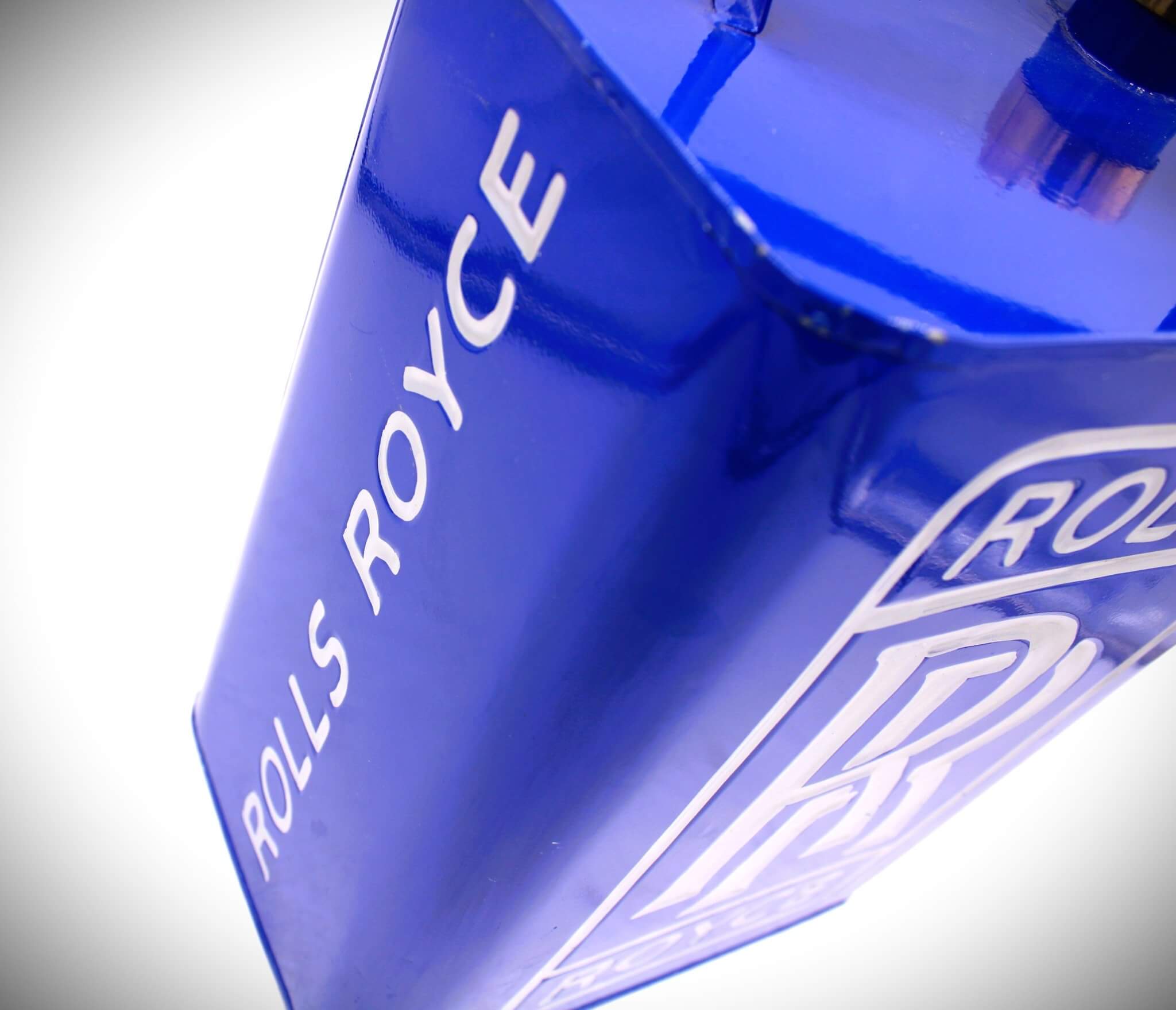 Rolls - Royce Vintage - Style Rectangular Fuel Can – Hand - Painted & Limited Edition - Ben's Auto Decor