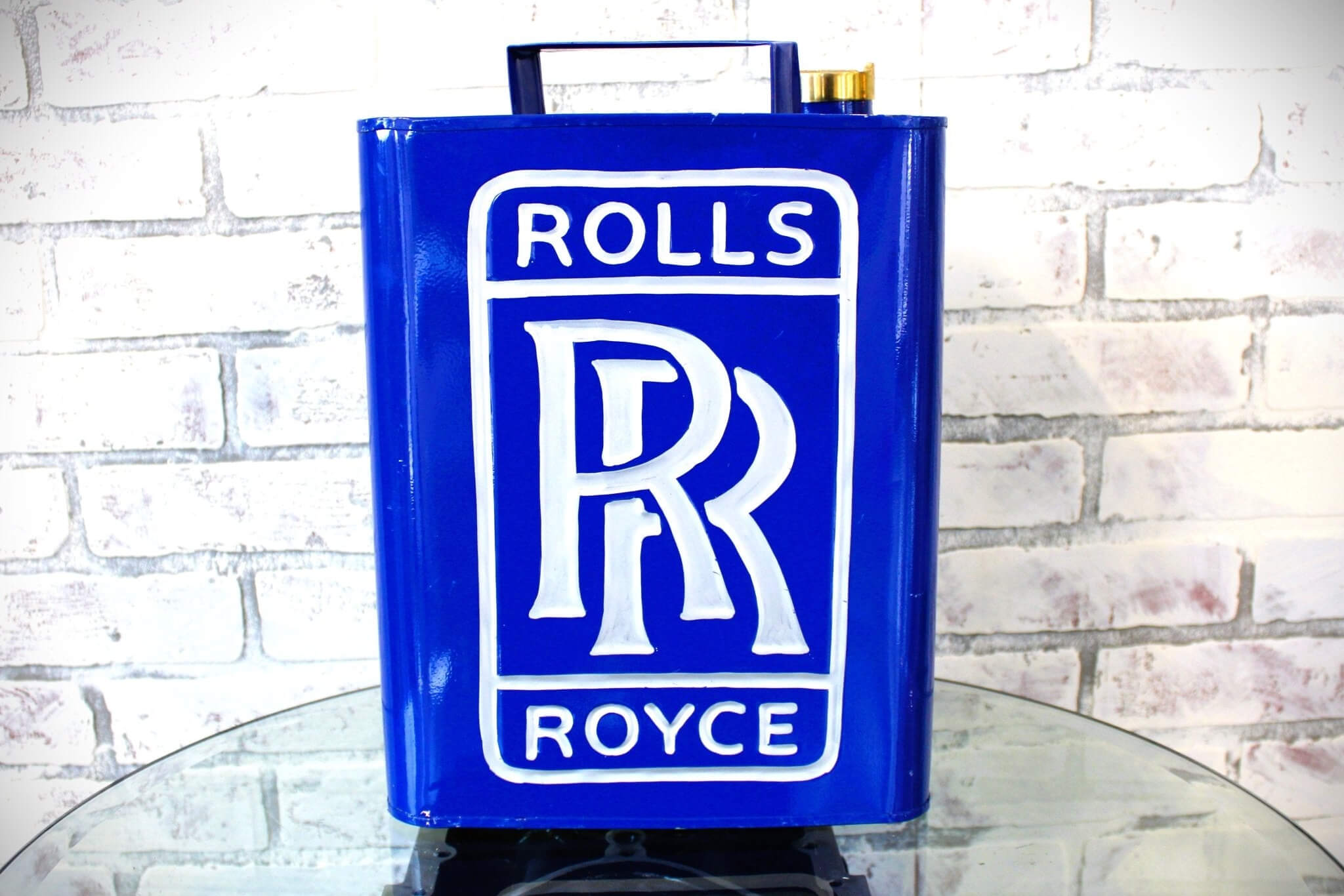 Rolls - Royce Vintage - Style Rectangular Fuel Can – Hand - Painted & Limited Edition - Ben's Auto Decor