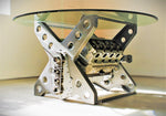Load image into Gallery viewer, Rotating Engine Dining Table - Unique Furniture for Race Car Fans and Auto Enthusiasts - Ben&#39;s Auto Decor

