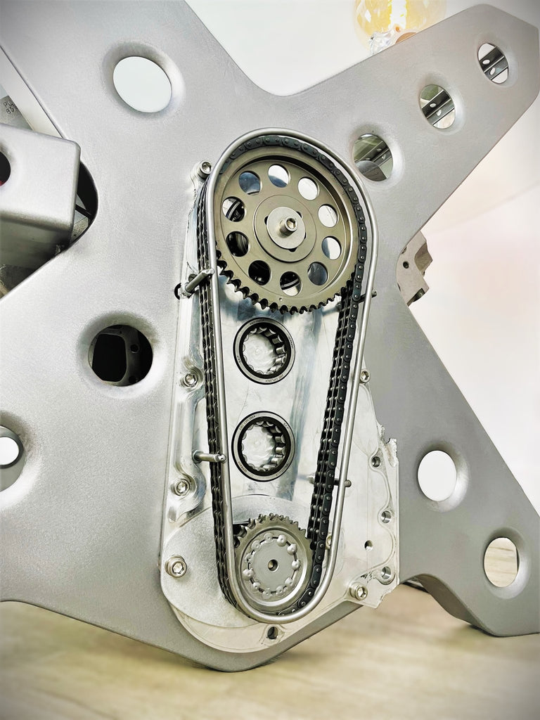 Table Rotating Engine Frame Rotating Engine Dining Table - Unique Furniture for Race Car Fans and ...
