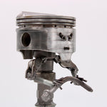 Load image into Gallery viewer, Standing Piston Man Car Part Sculpture - Automotive Figurine, Unique Steampunk Desk Art - Ben&#39;s Auto Decor
