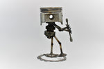 Load image into Gallery viewer, Standing Piston Man Car Part Sculpture - Automotive Figurine, Unique Steampunk Desk Art - Ben&#39;s Auto Decor
