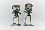 Load image into Gallery viewer, Standing Piston Man Car Part Sculpture - Automotive Figurine, Unique Steampunk Desk Art - Ben&#39;s Auto Decor
