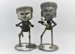 Load image into Gallery viewer, Standing Piston Man Car Part Sculpture - Automotive Figurine, Unique Steampunk Desk Art - Ben&#39;s Auto Decor
