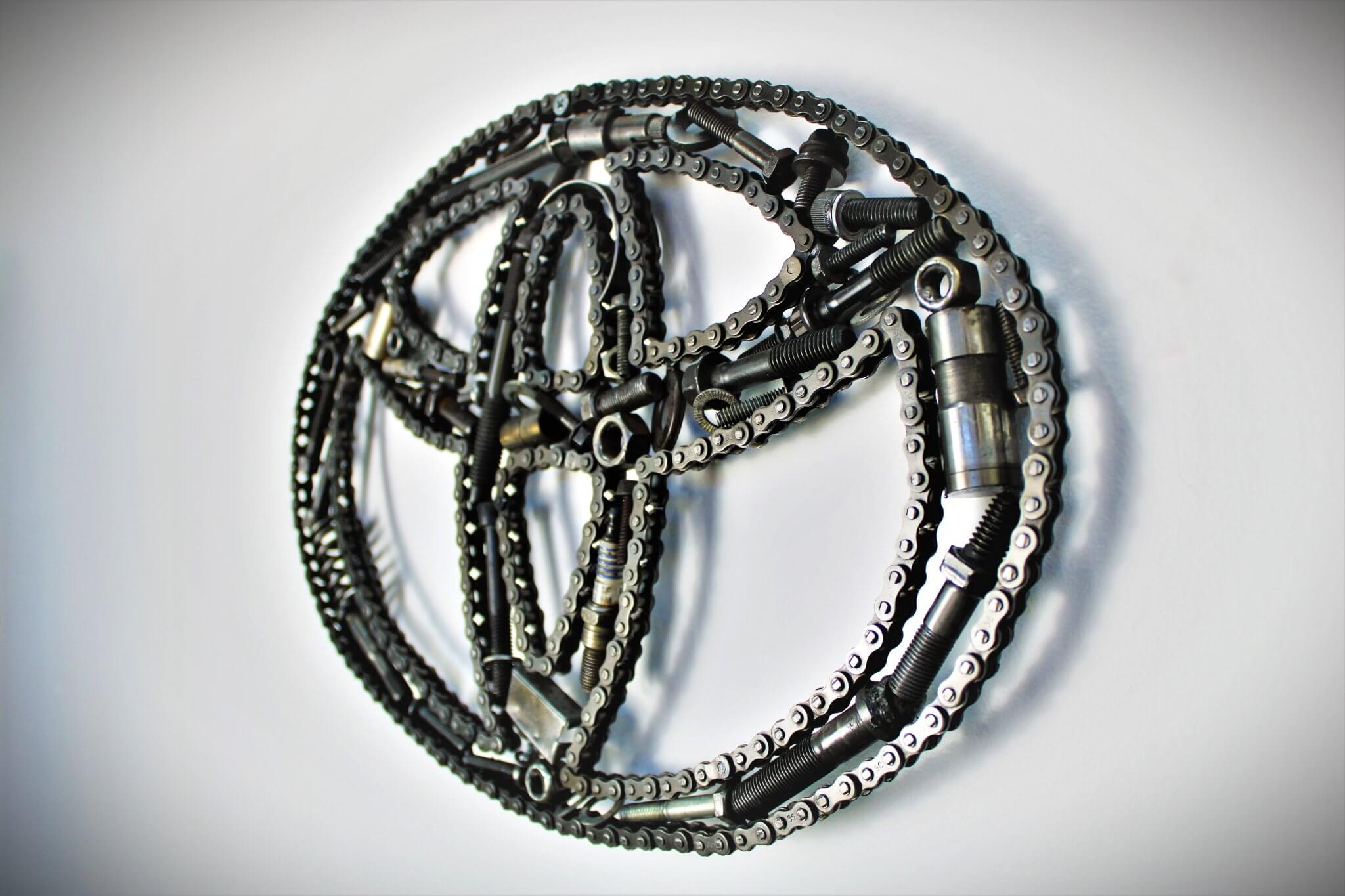 Toyota Logo Car Part Art - Automotive Wall Art, Handcrafted Gift for Auto Enthusiasts - Ben's Auto Decor