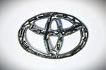 Load image into Gallery viewer, Toyota Logo Car Part Art - Automotive Wall Art, Handcrafted Gift for Auto Enthusiasts - Ben&#39;s Auto Decor

