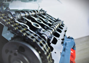 Twin Turbo Rotating Engine Coffee Table With Spinning Internals - Unique Man Cave Furniture - Ben's Auto Decor