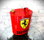 Load image into Gallery viewer, Vintage - Style Ferrari Oval Fuel Can – Hand - Painted &amp; Limited Edition - Ben&#39;s Auto Decor
