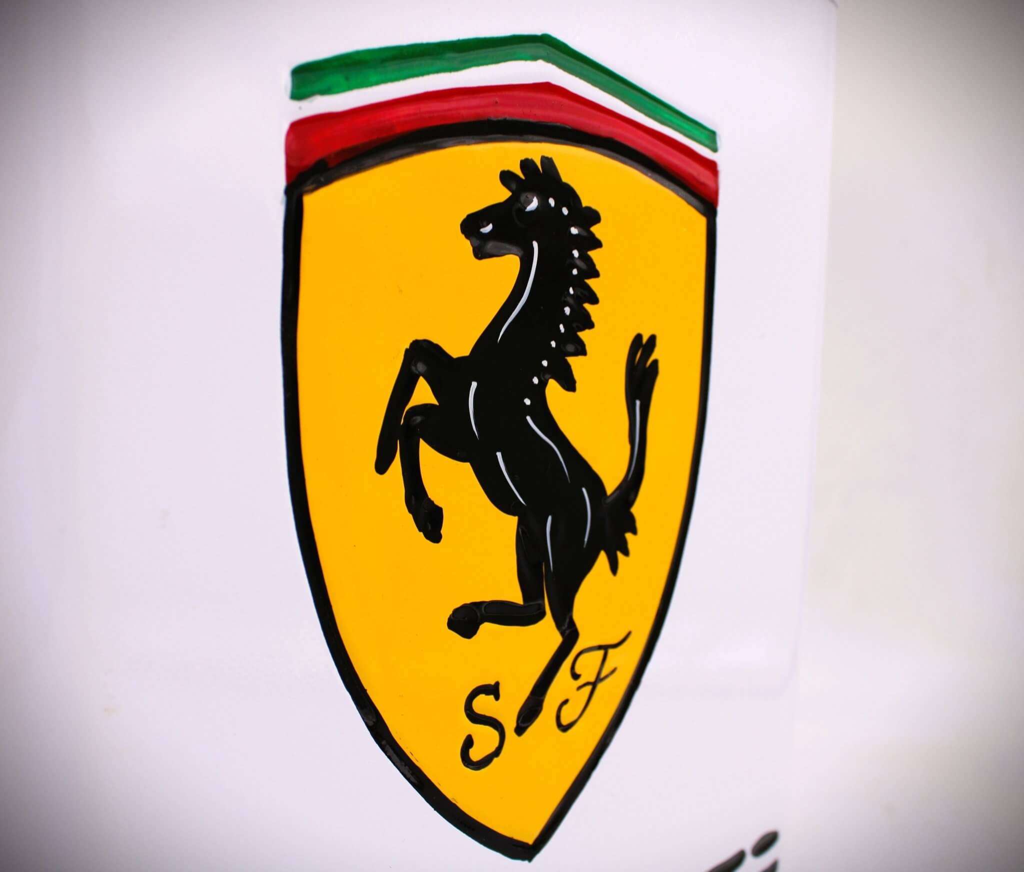 Vintage - Style Ferrari Rectangular Fuel Can – Hand - Painted & Limited Edition - Ben's Auto Decor