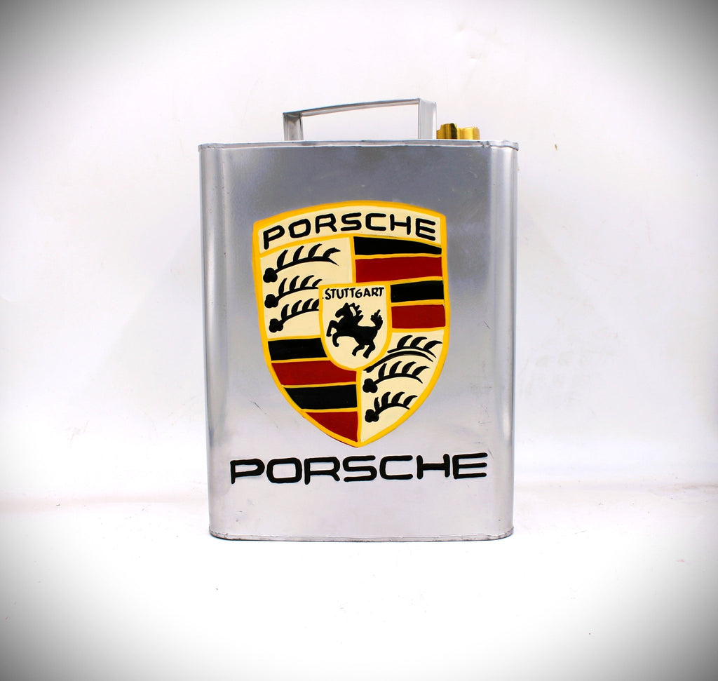 Vintage-Style Porsche Fuel Can – Hand-Painted & Limited Edition
