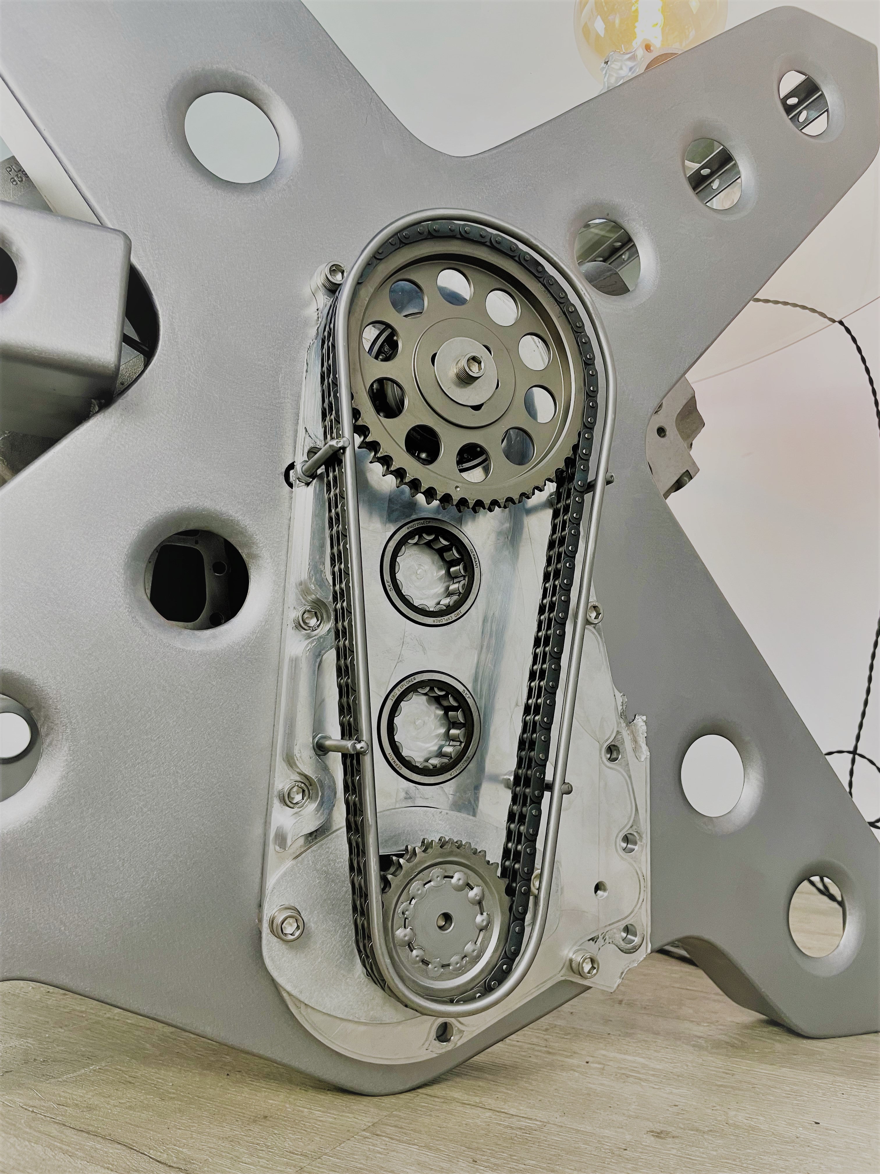 Rotating Engine Dining Table - Unique Furniture for Race Car Fans and ...