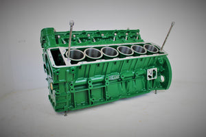 Jaguar Table - Jag V12 Engine Block Coffee Table - British Racing Green