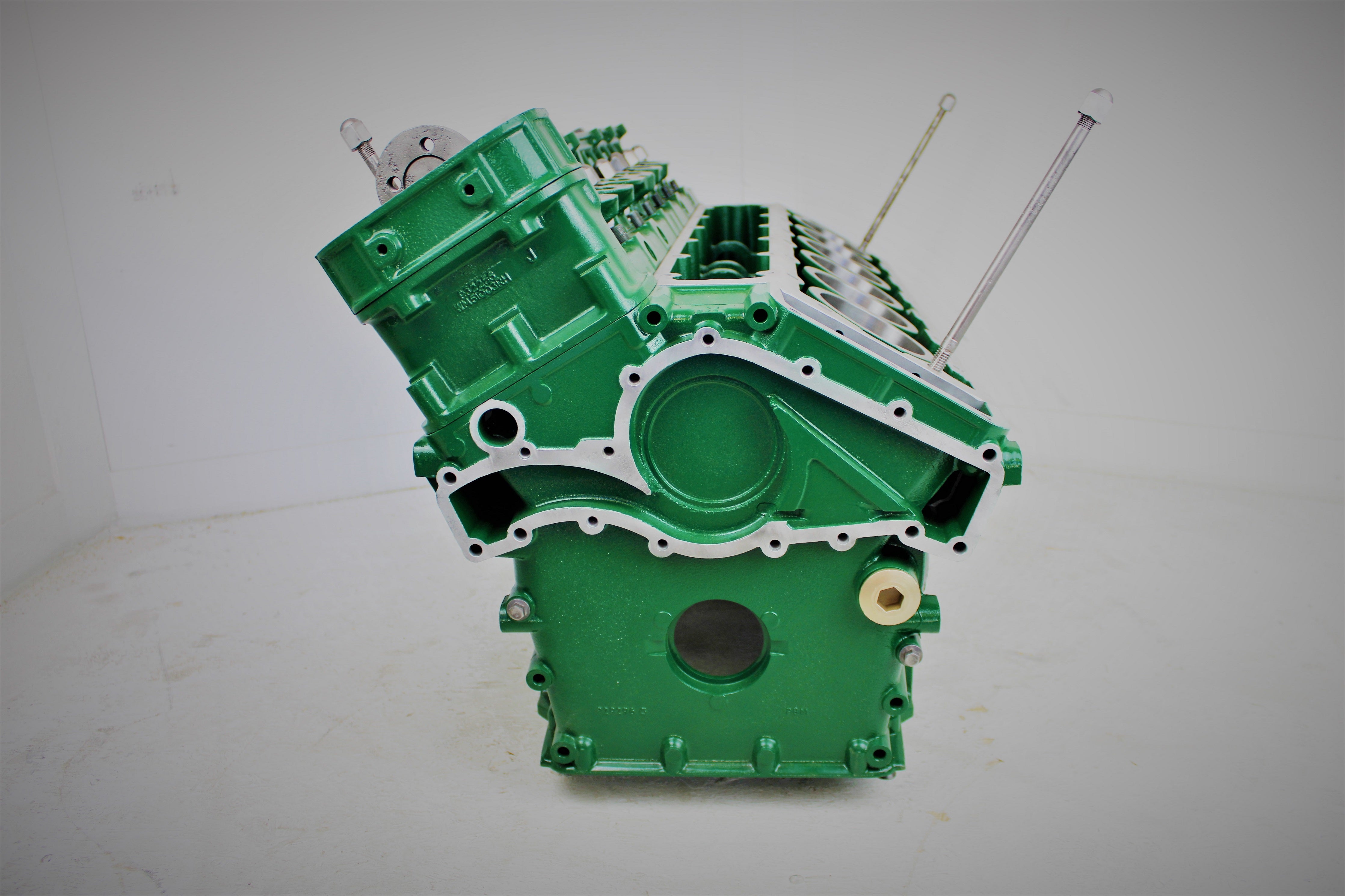 Jaguar Table - Jag V12 Engine Block Coffee Table - British Racing Green