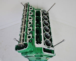 Jaguar Table - Jag V12 Engine Block Coffee Table - British Racing Green